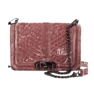 Rebecca Minkoff Velvet Chevron Quilt Crossbody